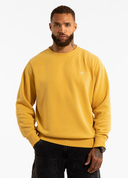 Men's Sweatshirt Washed Lancaster II - Yellow