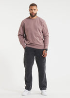 Men's sweatshirt Washed Lancaster II - Burgundy