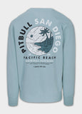 Men's Sweatshirt PLANET SURF - Light Blue