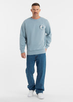 Men's Sweatshirt PLANET SURF - Light Blue