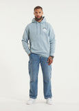 Men's Hoodie Washed DOG SD - Light Blue