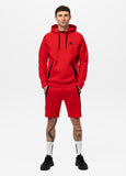 Men's Hoodie DOGWOOD - Fluoro Red