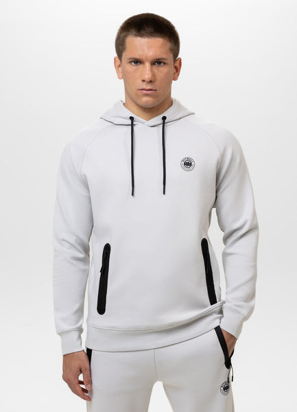Men's Hoodie DOGWOOD - White-Blue