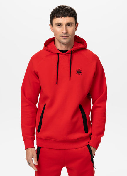 Men's Hoodie DOGWOOD - Fluoro Red