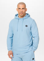 Men's Pique Rockey Hoodie - Light Blue