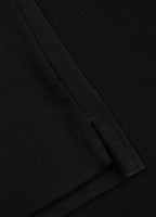 Men's Pique Rockey Hoodie - Black