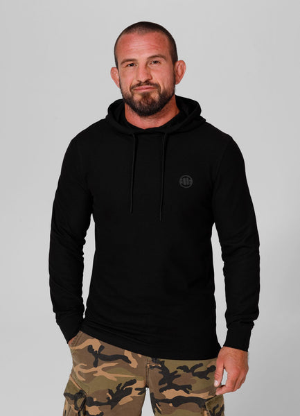 Men's Pique Rockey Hoodie - Black