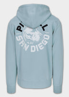 Men's Hoodie Washed DOG SD - Light Blue