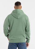 Herren Kapuzenpullover Washed VINTAGE BJJ - Dunkelgrün