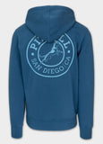 Herren Kapuzenpullover Washed VINTAGE BOXING - Dunkelblau