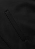 Men's Sweat Jacket Oldschool Tape Logo - Black