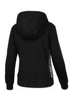 Damen Kapuzenjacke French Terry La Deta - Schwarz
