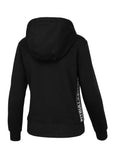 Damen Kapuzenjacke French Terry La Deta - Schwarz