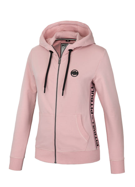 Damen Kapuzenjacke French Terry La Deta - Rosa