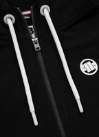 Damen Kapuzenjacke French Terry La Deta - Schwarz