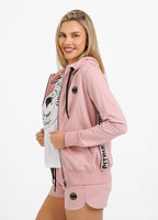 Damen Kapuzenjacke French Terry La Deta - Rosa