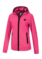 Damen Kapuzenjacke Fuchsia