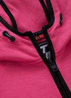Damen Kapuzenjacke Fuchsia