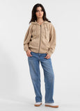 Damen Kapuzenjacke Washed MANZANITA HEART - Sand