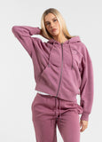 Damen Kapuzenjacke Washed MANZANITA HEART - Rosa