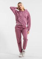 Damen Kapuzenjacke Washed MANZANITA HEART - Rosa
