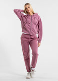 Damen Kapuzenjacke Washed MANZANITA HEART - Rosa