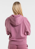 Damen Kapuzenjacke Washed MANZANITA HEART - Rosa