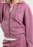 Damen Kapuzenjacke Washed MANZANITA HEART - Rosa