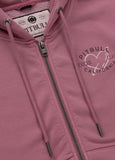 Damen Kapuzenjacke Washed MANZANITA HEART - Rosa