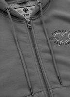 Damen Kapuzenjacke Washed MANZANITA HEART - Grau