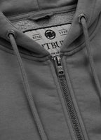 Damen Kapuzenjacke Washed MANZANITA HEART - Grau