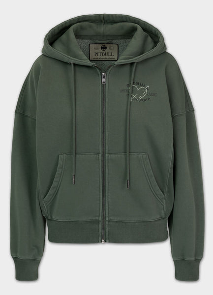 Damen Kapuzenjacke Washed MANZANITA HEART - Sandó