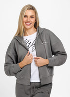 Damen Kapuzenjacke Washed Manzanita