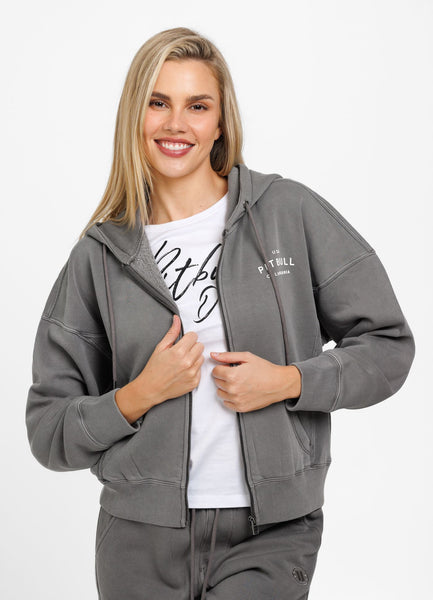 Damen Kapuzenjacke Washed Manzanita