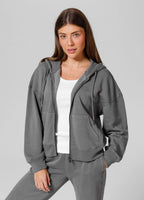 Damen Kapuzenjacke Washed Manzanita II