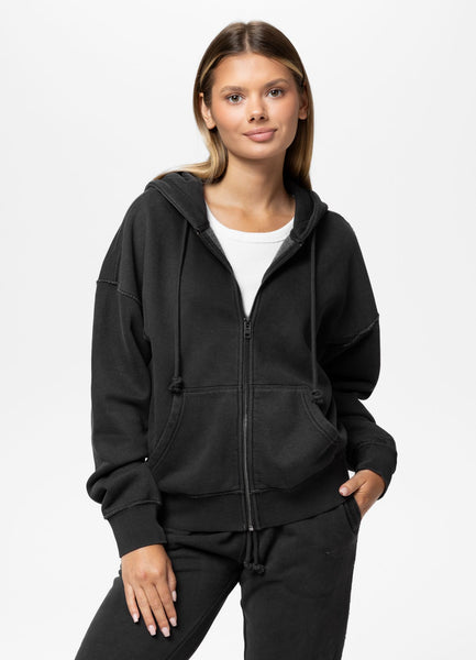 Kapuzenjacke Washed LOVIA