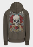 Kapuzenpullover Washed SANTA MUERTE