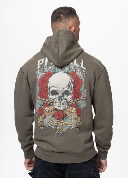 Kapuzenpullover Washed SANTA MUERTE