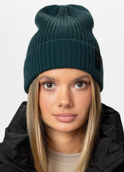Winter hat Velcro logo