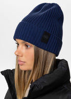 Winter hat Velcro logo