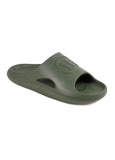 Men's swim slides JADE - olive green