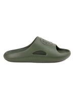 Men's swim slides JADE - olive green