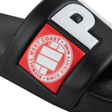 Bathing sandal logo