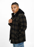 Hooded insulated flannel shirt Pioneer