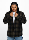 Hooded insulated flannel shirt Pioneer