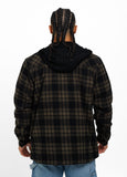 Hooded insulated flannel shirt Pioneer