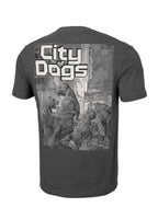 Men's T-shirt CITY OF DOGS - graphite