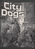 Men's T-shirt CITY OF DOGS - graphite
