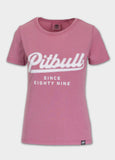 Damen T-Shirt Denim Washed ANGEL LOGO - Rosa