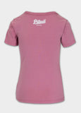 Damen T-Shirt Denim Washed ANGEL LOGO - Rosa